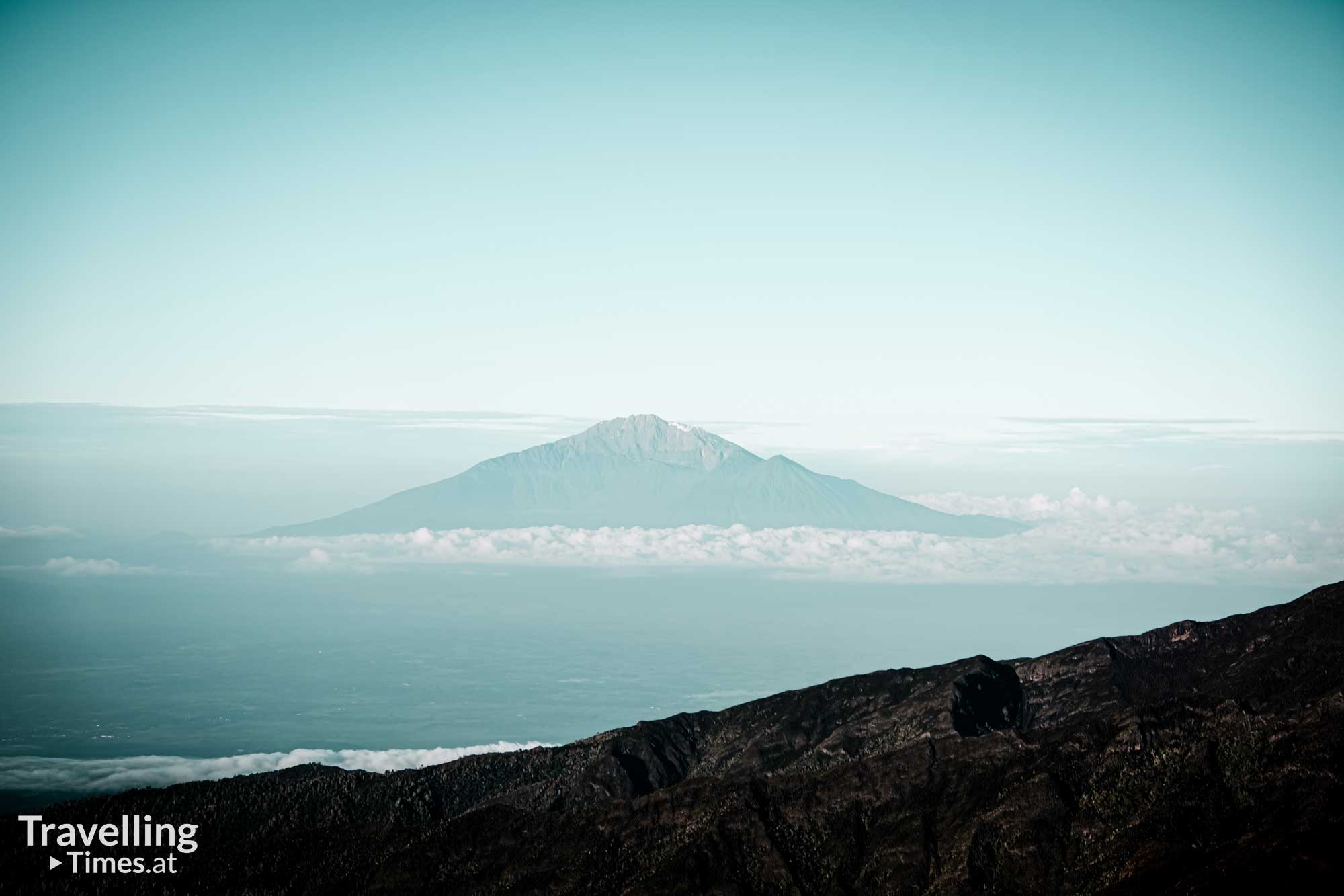 Aussicht auf den Mount Meru